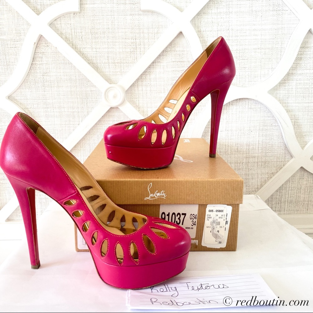 Christian Louboutin Cyclamen Griffita 140 Platform - Picture 3 of 7
